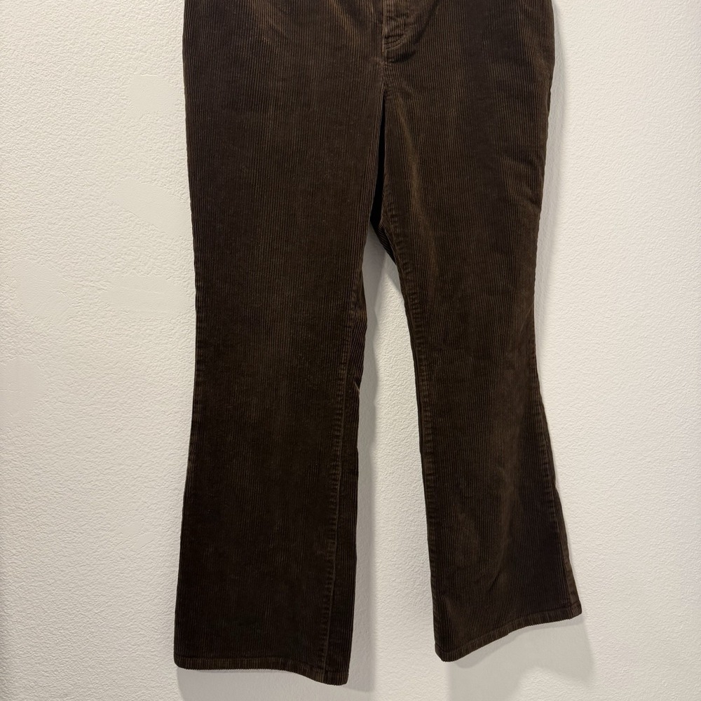 Y2K Polo Ralph Lauren Jeans Co. Size-14/P Womens Corduroy Pants Brown - Picture 12 of 16